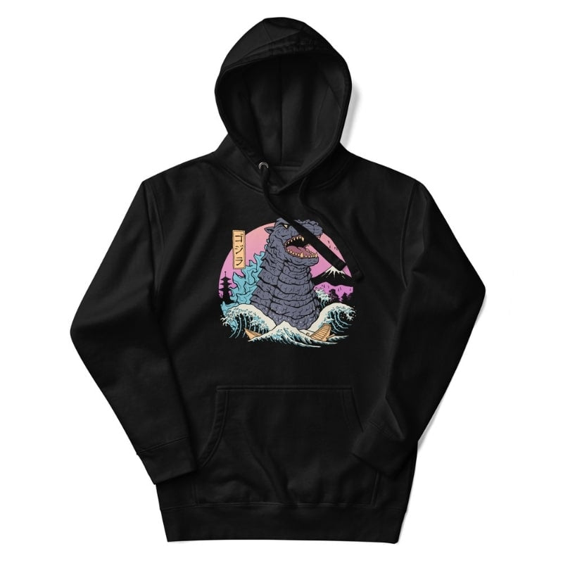 Sudadera japonesa retro Kaiju - S