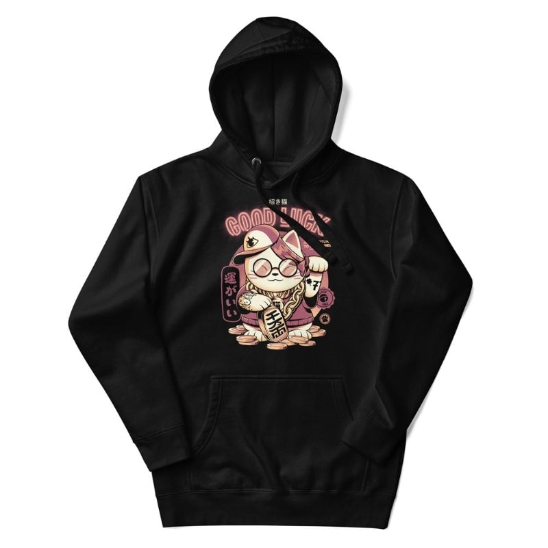 Sudadera japonesa Maneki Neko - S