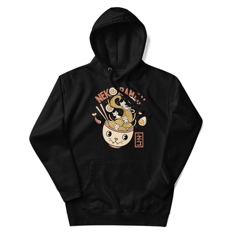 Sudadera japonesa Neko Ramen - S