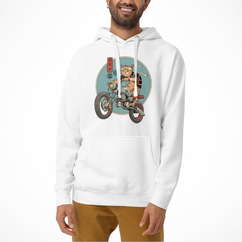 Sudadera japonesa Neko Rider