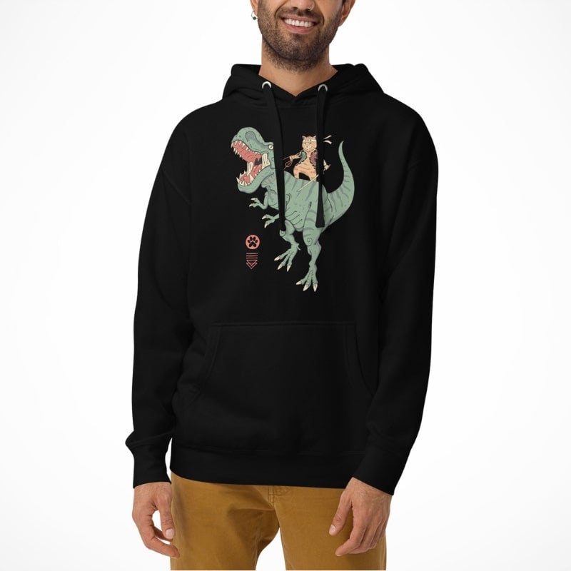 Sudadera japonesa Neko T-Rex