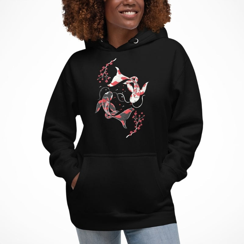 Sudadera japonesa Sakura Koi