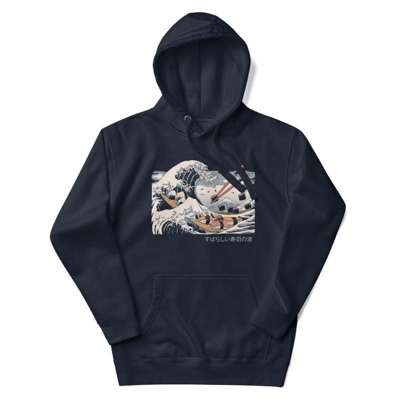 Sudadera japonesa Sushi Kanagawa - S