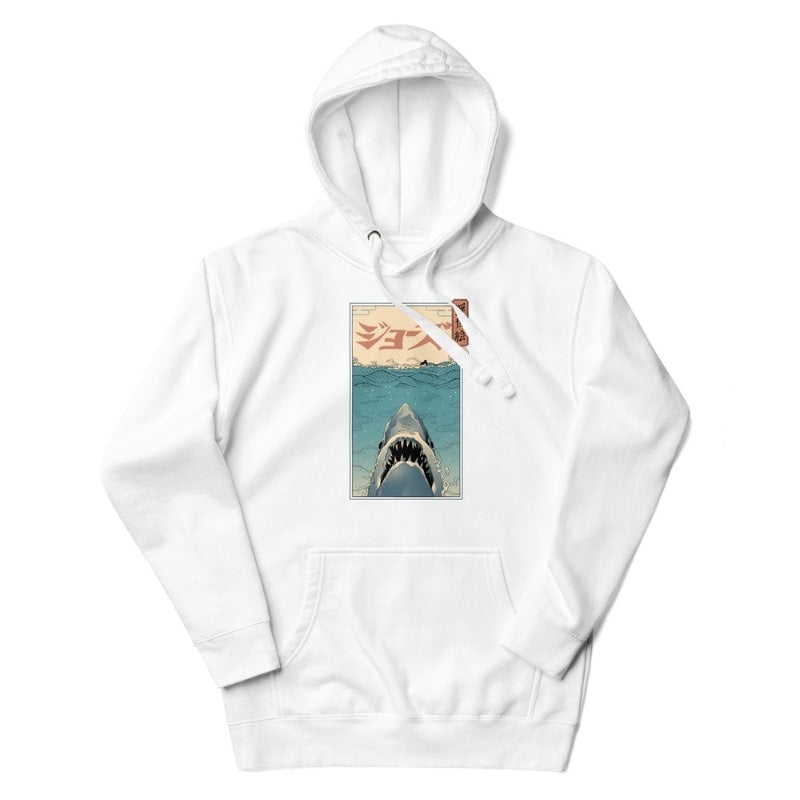 Sudadera japonesa Ukiyo-e Shark Attack - S