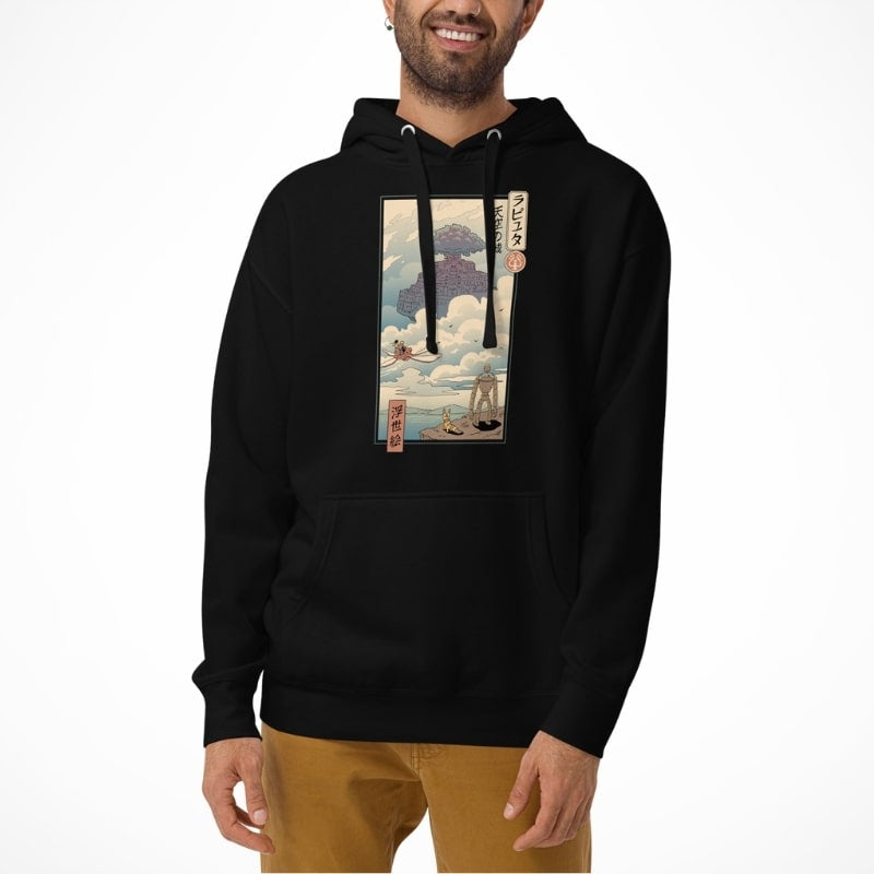 Sudadera japonesa Ukiyo-e Laputa