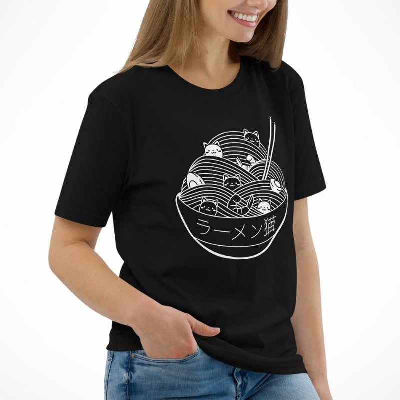 Camiseta japonesa Bowl of Kittens