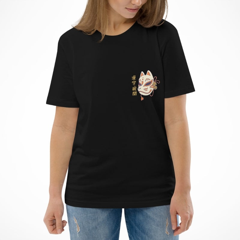 Camiseta Gato Samurai Japonés