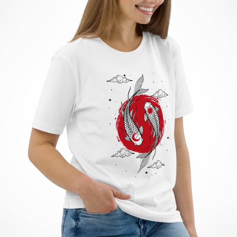 Camiseta Japanese Duo Koi Carp