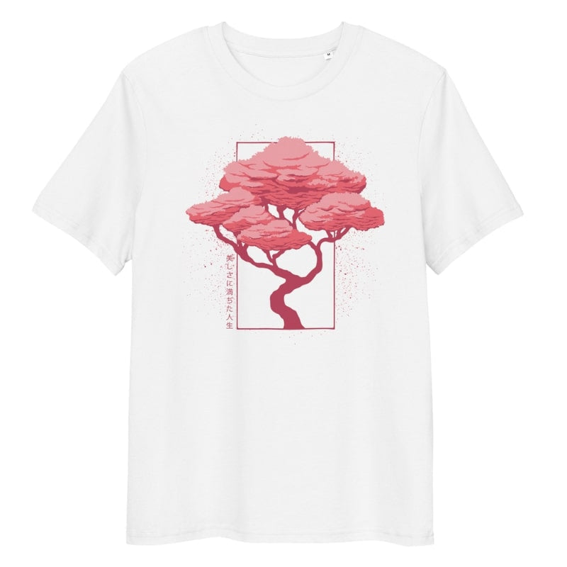 Camiseta japonesa Hanami - S / Blanca