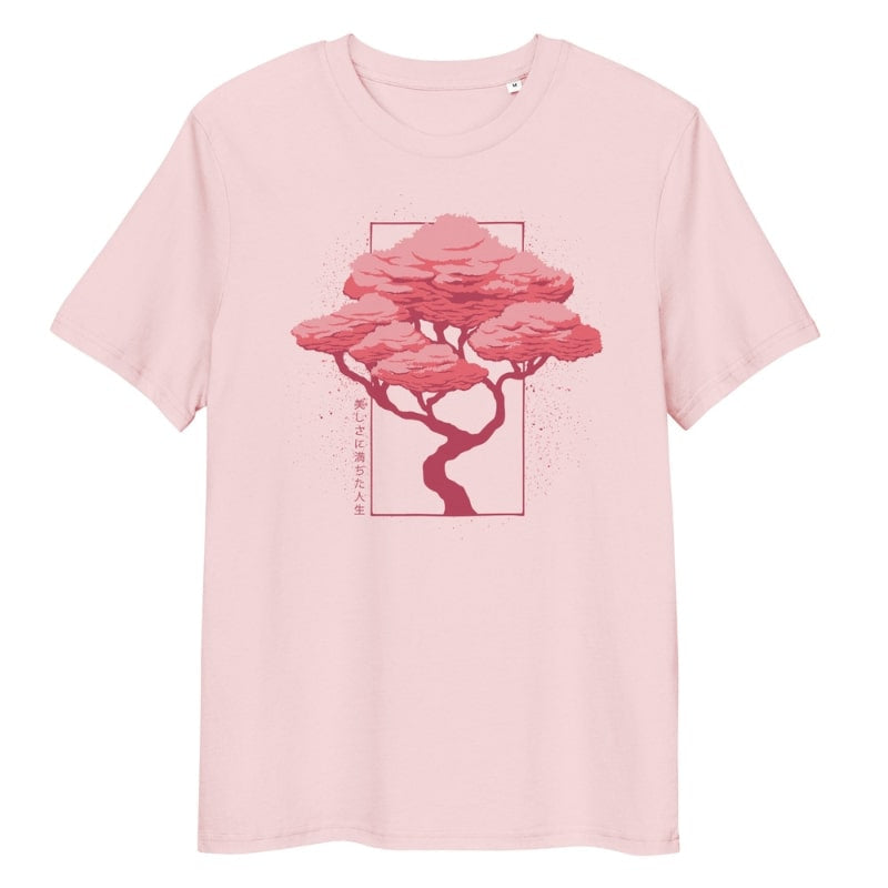 Camiseta japonesa Hanami - S / Rosa