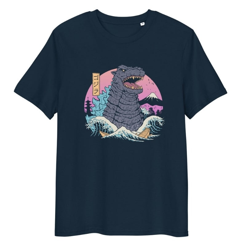 Camiseta japonesa retro Kaiju - S