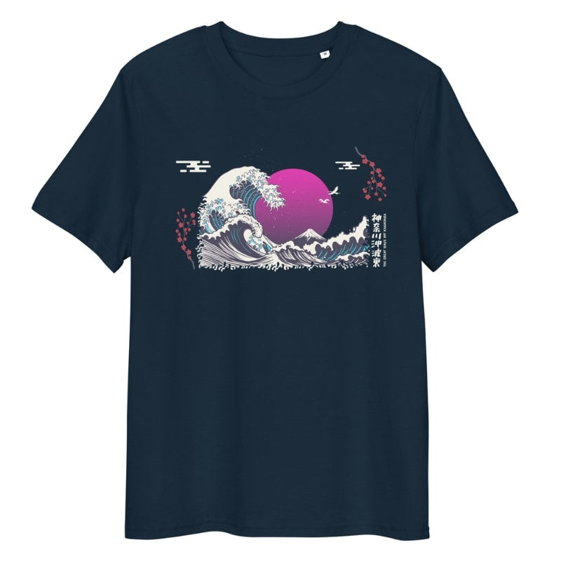 Camiseta japonesa Purple Wave - S