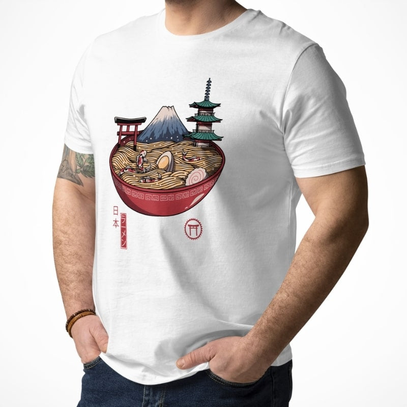 Camiseta Japonais Ramen Life