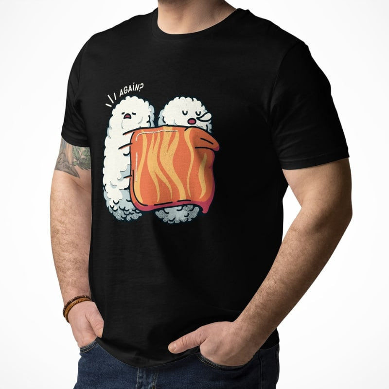 Camiseta Sleeping Sushi Japanese