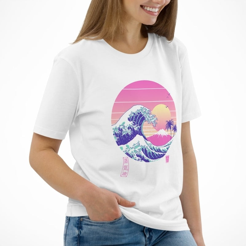 Camiseta Japonais The Great VaporWave