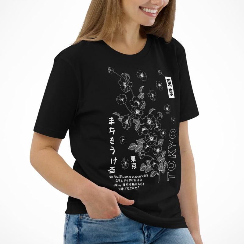 Camiseta japonesa Tokyo Blossom