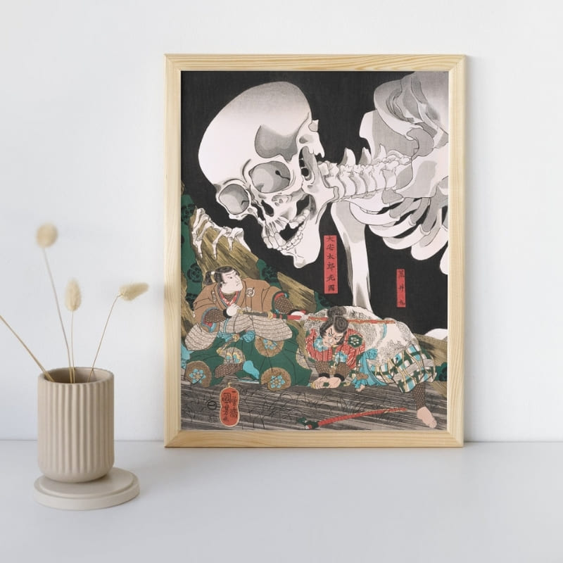 Pintura Japonesa Gashadokuro