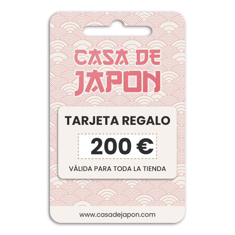Tarjeta Regalo Casa de Japón 200€