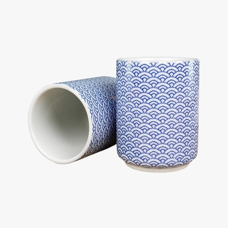 Taza Japonesa Yunomi Seigaiha
