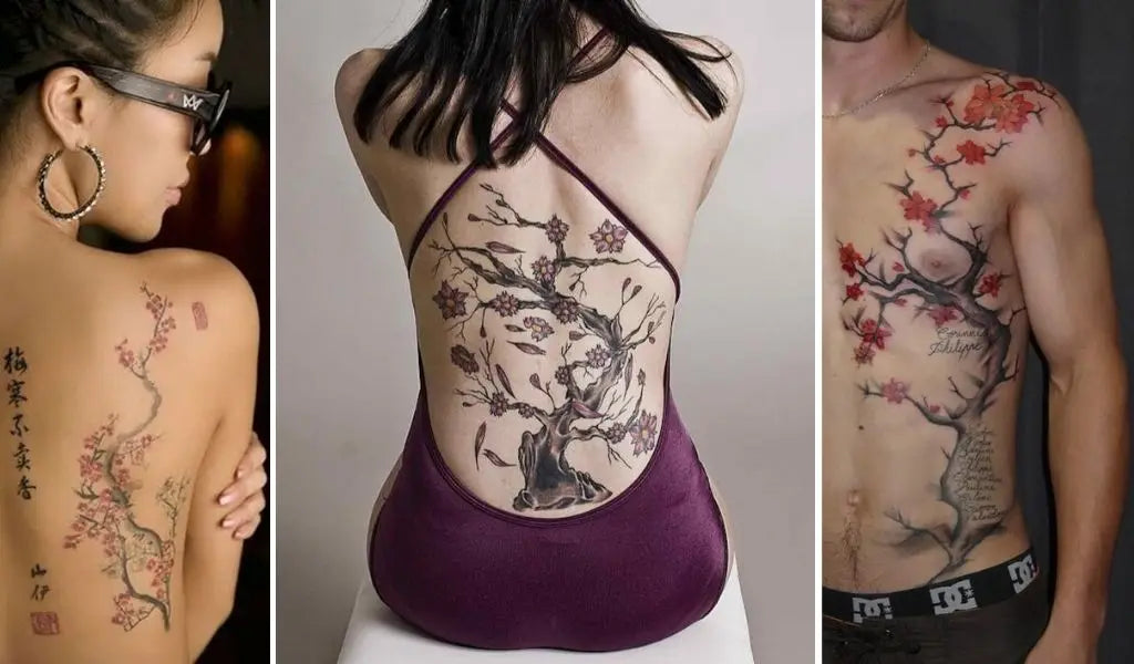 tatuaje japonés cerezo