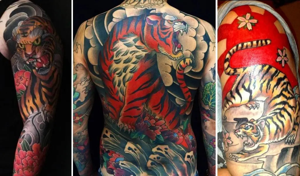 tatuaje japonés tigre