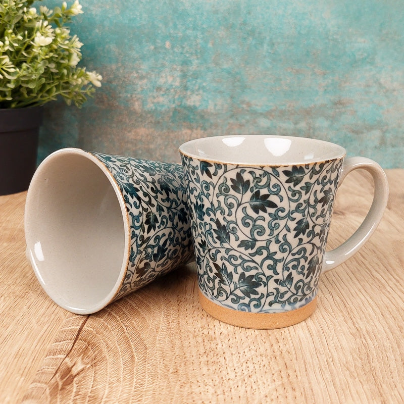 Taza de Cerámica Japonesa Azul