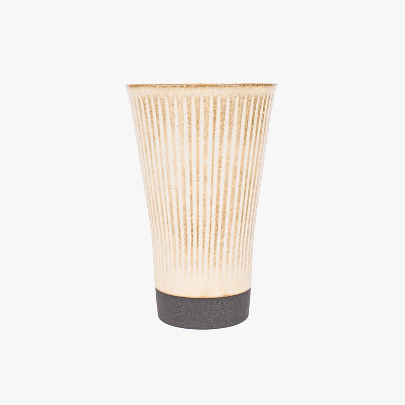 Taza japonesa grande beige