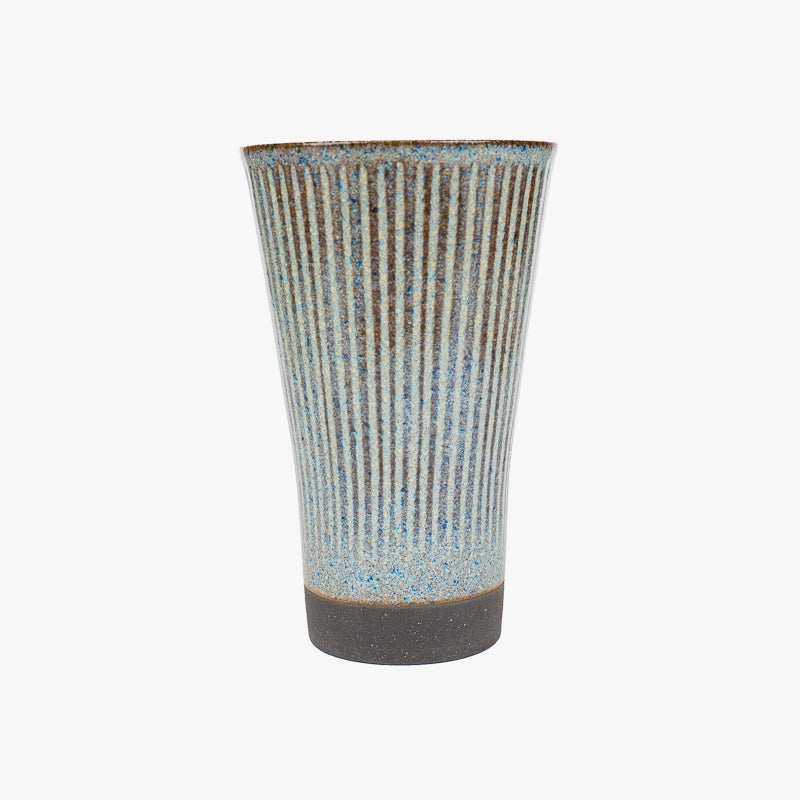 Taza japonesa grande gris