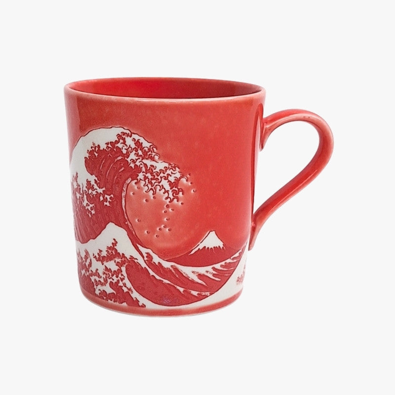 Taza Japonesa Kanagawa Roja