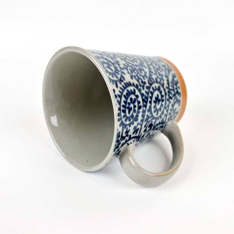 Taza Japonesa Karakusa Azul
