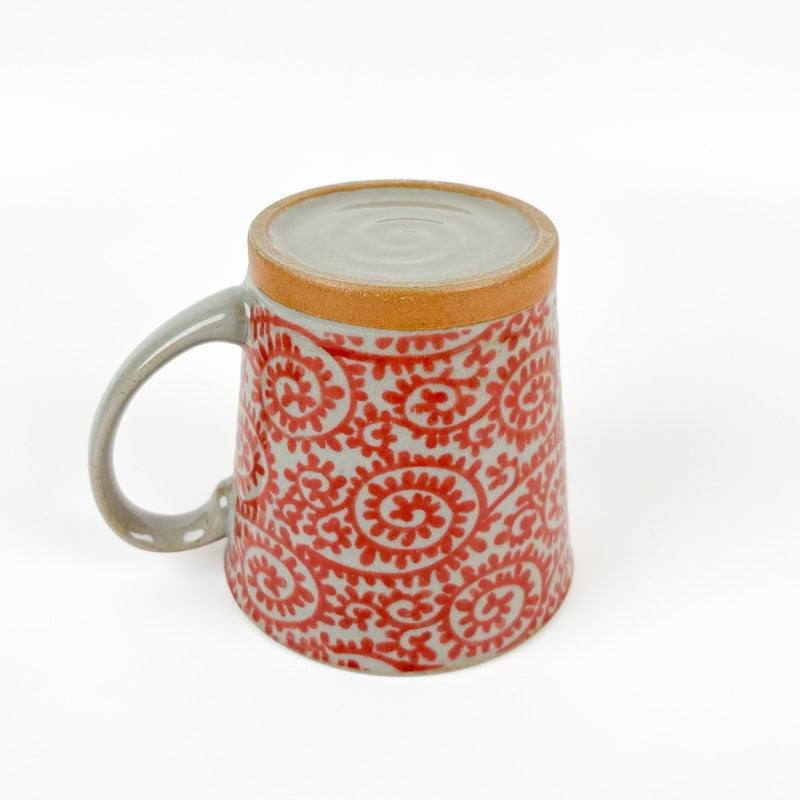 Taza Japonesa Karakusa Roja