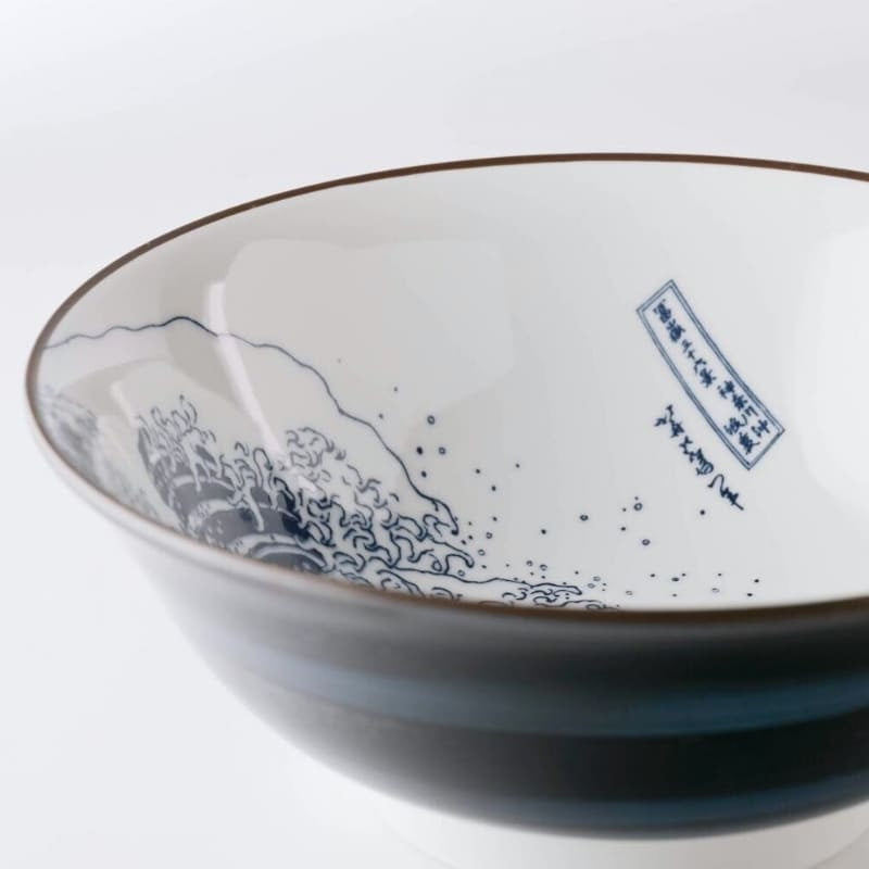 Tazón de Ramen Japonés Hokusai