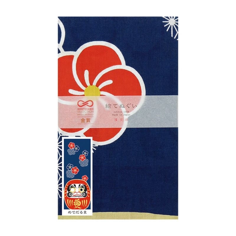 Tenugui Japonés Daruma Ume
