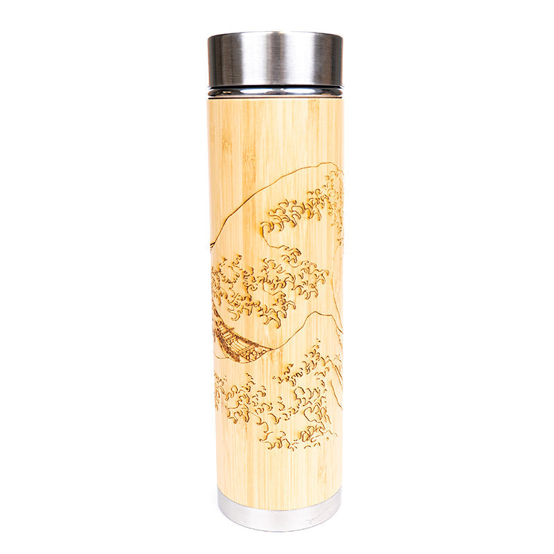 Termo para Té Bambú Gran Ola de Kanagawa - 400 ml
