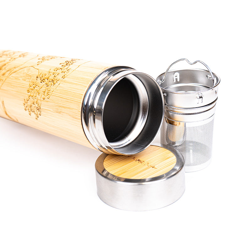 Termo para Té Bambú Gran Ola de Kanagawa - 400 ml