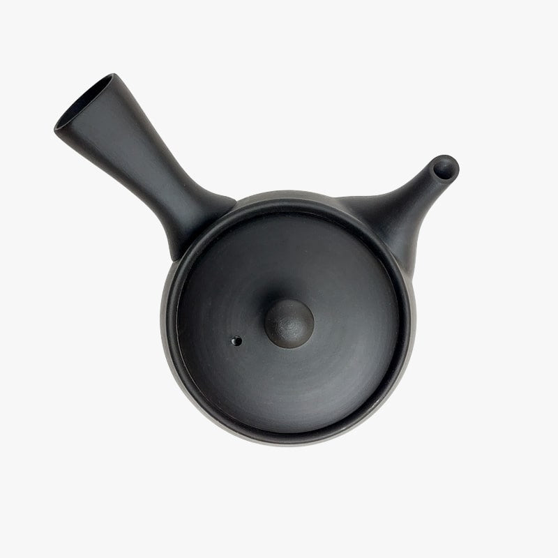 Tetera negra japonesa Kyusu