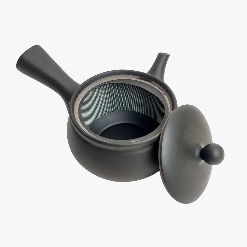 Tetera negra japonesa Kyusu