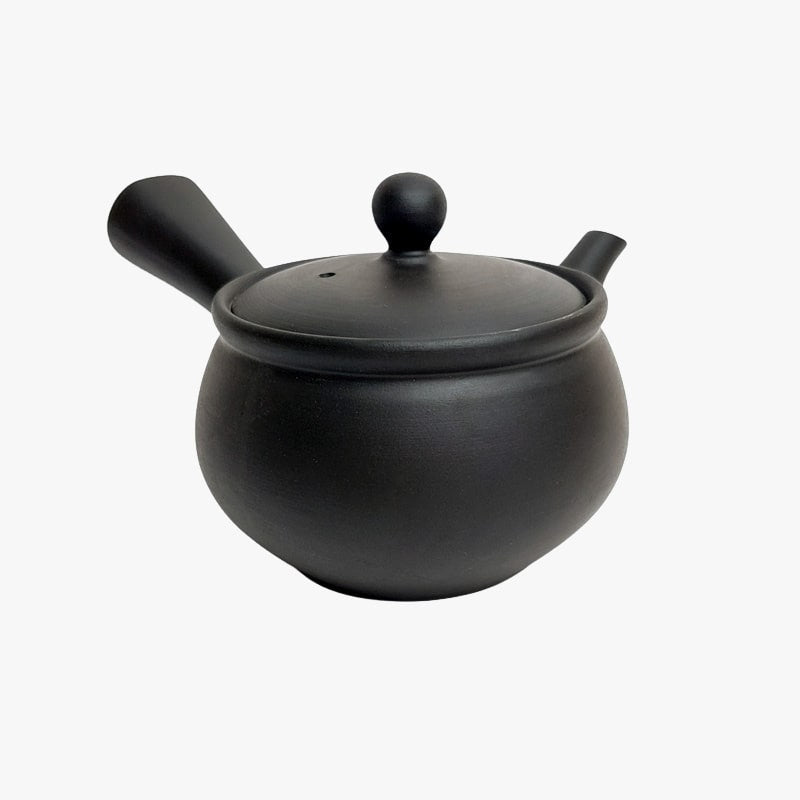 Tetera negra japonesa Kyusu