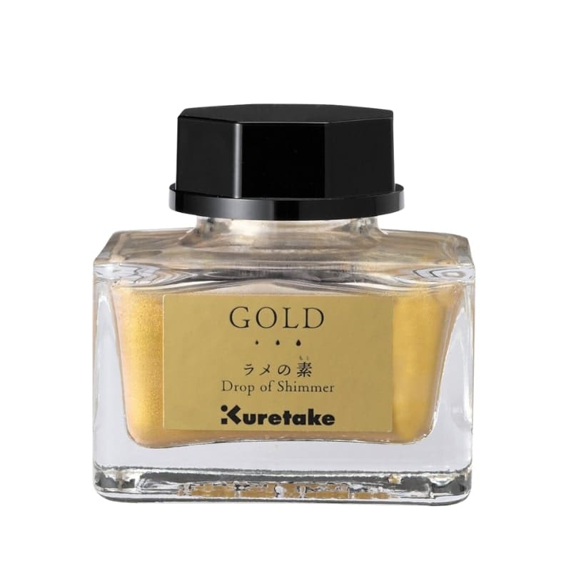 Tinta con Purpurina de Kuretake Dorado