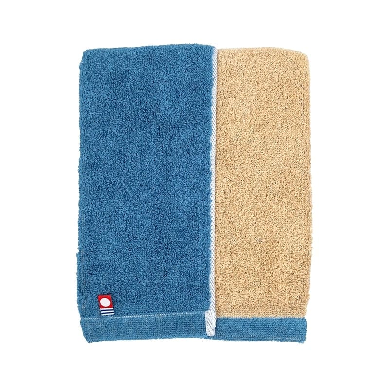 Toalla Facial Reversible Azul Imabari