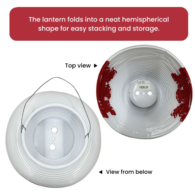 Farolillo Japonés Festival Blanco