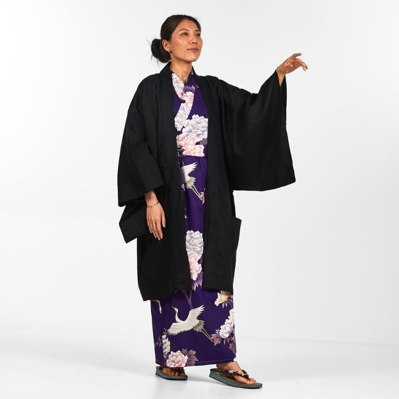 Chaqueta japonesa unisex Haori - Talla única