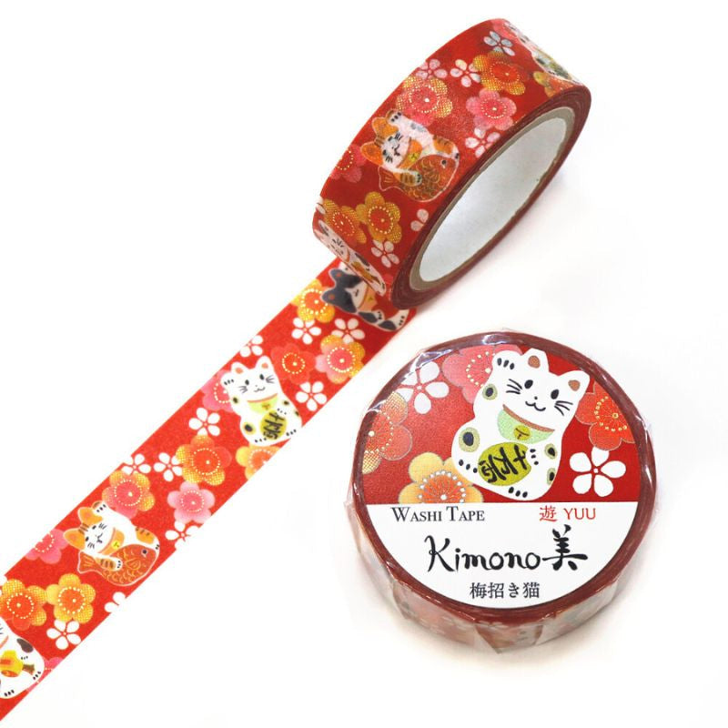 Washi Tape japonés Maneki Neko