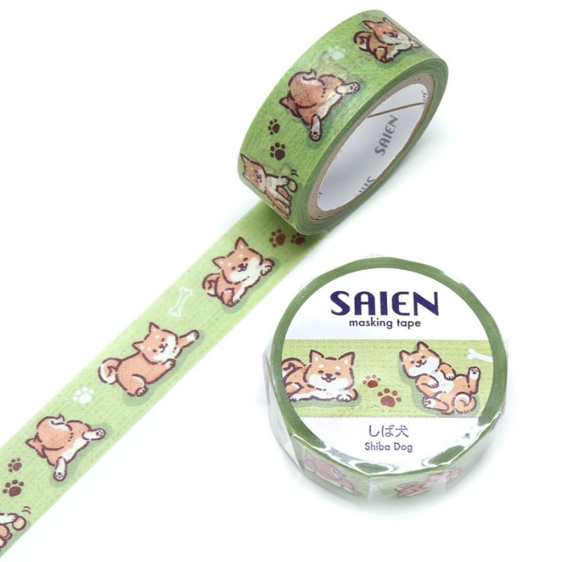 Washi Tape Japonés Shiba Inu