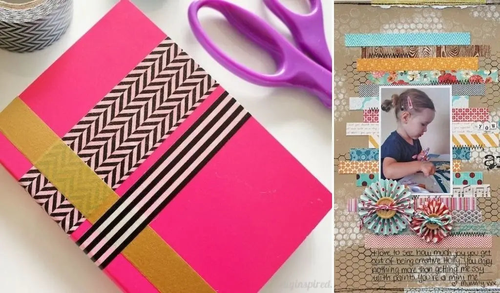 washi tape y scrapbooking