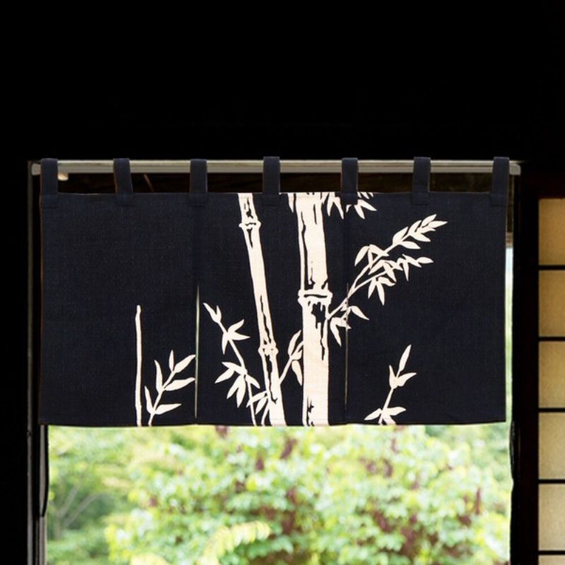 Noren Japonés Corto Bambú
