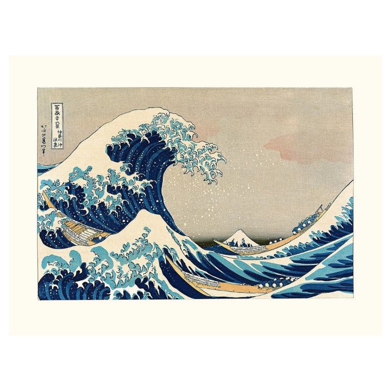 Póster de Hokusai Wave Kanagawa - 30 x 40 cm