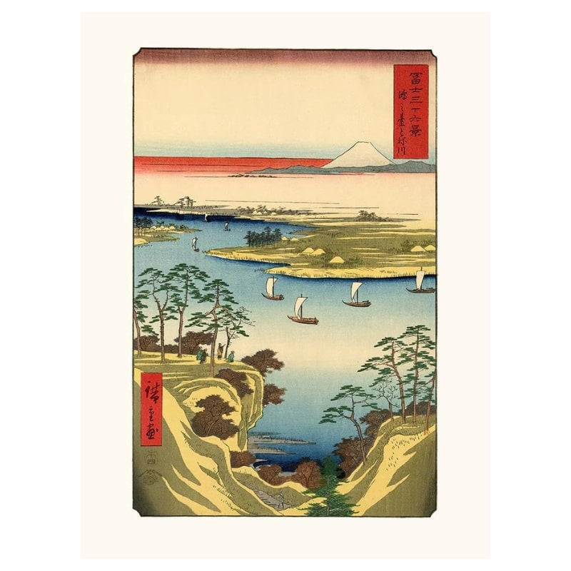 Póster japonés Hiroshige - A3