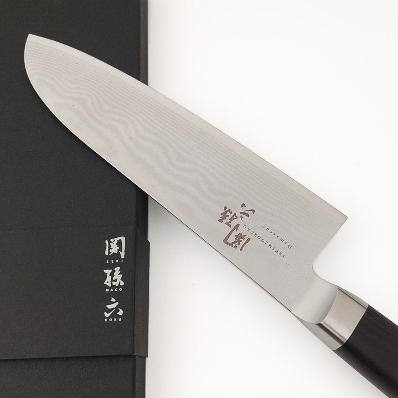 Cuchillo Santoku Damasco