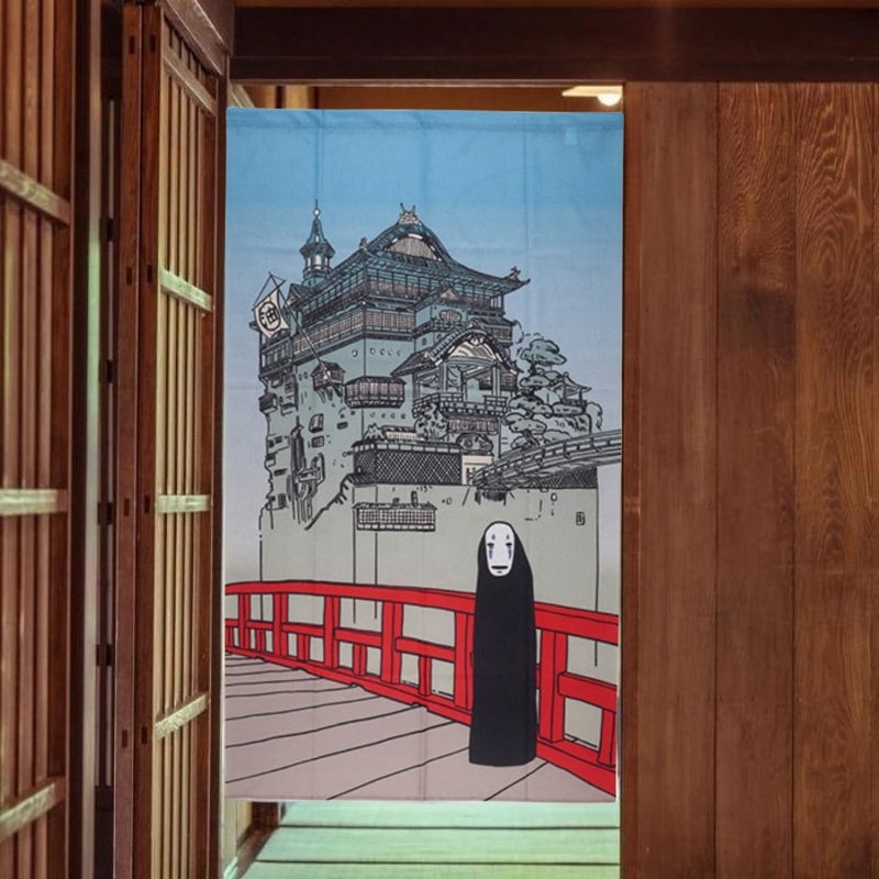 Noren Viaje japonés de Chihiro - 85 x 150 cm